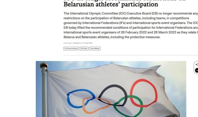 开云体育官网-国际奥委会解禁白俄选手！萨巴伦卡盼国旗回归，网坛仍未松绑